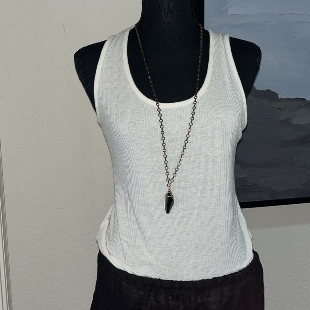 Women’s Semi Sheer Ribbed Tank